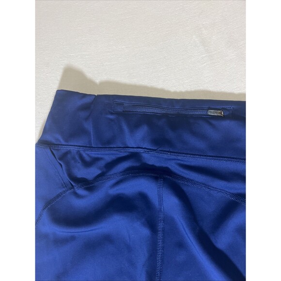 Nike Womens Leggings Medium Blue Dri-Fit Activewear Gym Run Lift Drawstrings - Picture 10 of 10